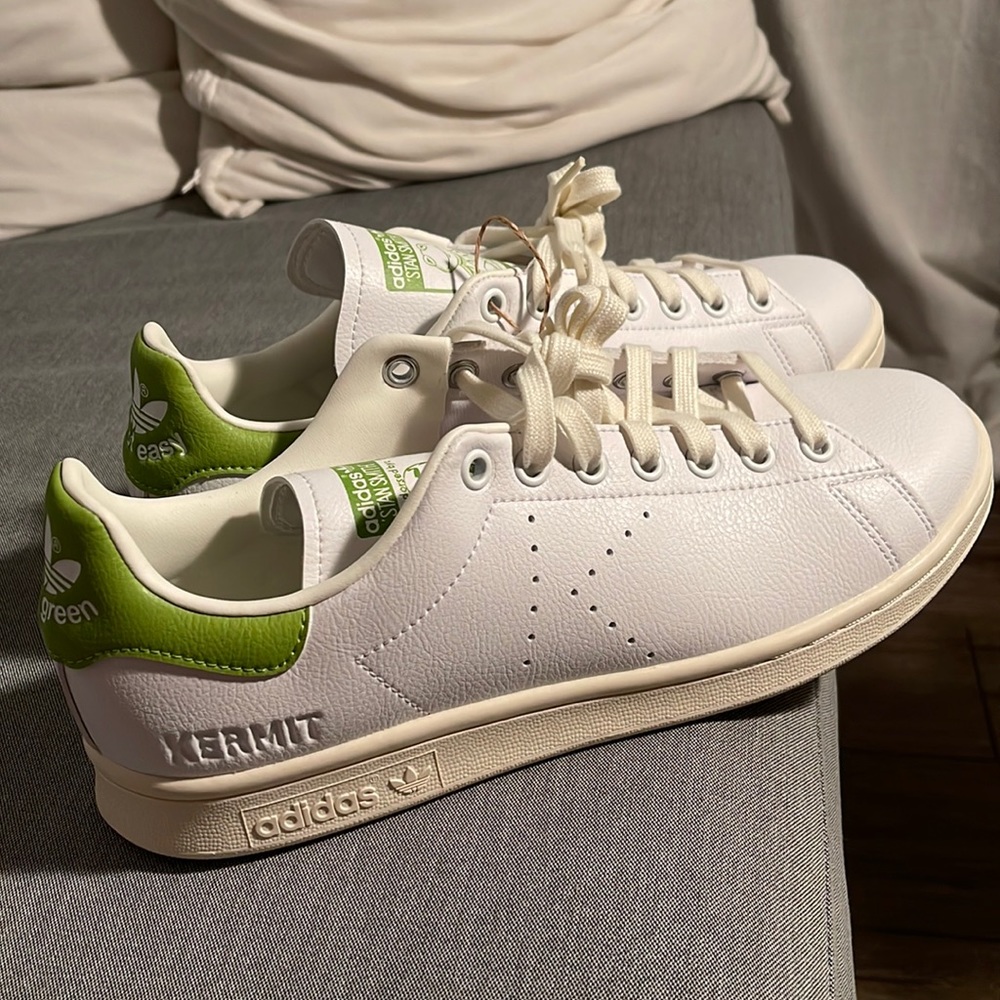 adidas Stan Smith x The Muppets Kermit The Frog Primegreen Sneaker Size 8.5
